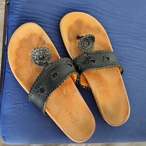 Jack Rogers Comfort Sandals 9 black